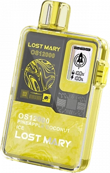 Lost Mary OS12000 POD-1 "Pineapple Coconut Ice / Ананас Кокос Лёд" 20