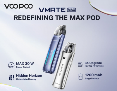 VooPoo VMATE MAX 1200mAh KIT (Dove Gray)